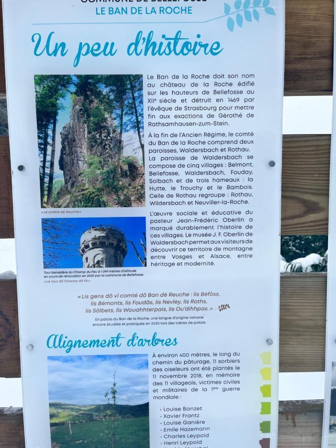 Maison Independante De Montagne En Alsace Bellefosse Zewnętrze zdjęcie